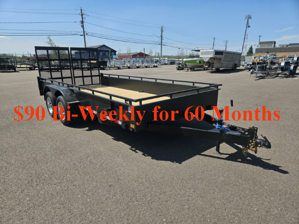 0 UT716-7K (7'W x 16'L)  *** ON ORDER *** $90 Bi-Weekly for 60 Months *** Canada Trailers